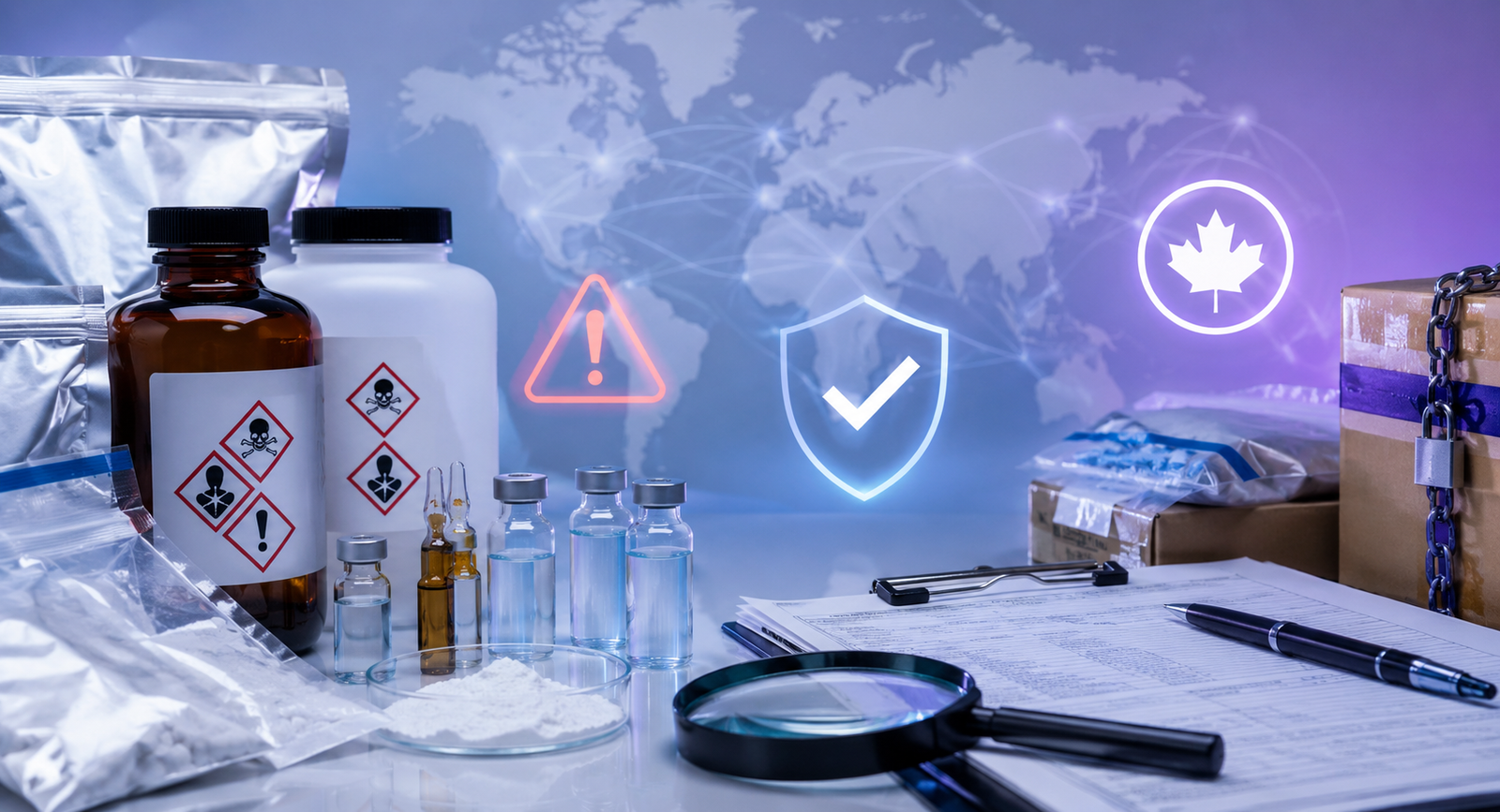 Canada Intercepts Chemicals Linked to Fentanyl, Exposing a Global Supply Chain Under Strain
